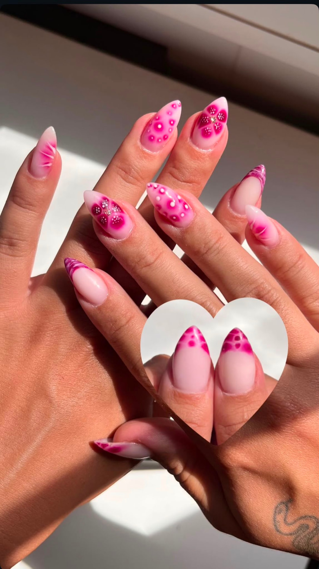 Diseño de uñas realizado en NOVA nail studio